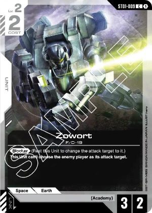 Zowort - ST01-009: Starter Deck 01: Heroic Beginnings