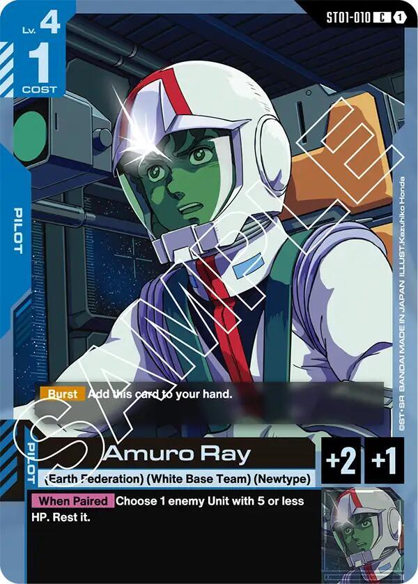 Amuro Ray - ST01-010: Starter Deck 01: Heroic Beginnings