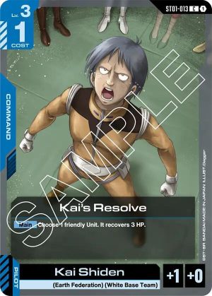 Kai's Resolve - ST01-013: Starter Deck 01: Heroic Beginnings