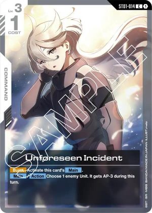 Unforeseen Incident - ST01-014: Starter Deck 01: Heroic Beginnings