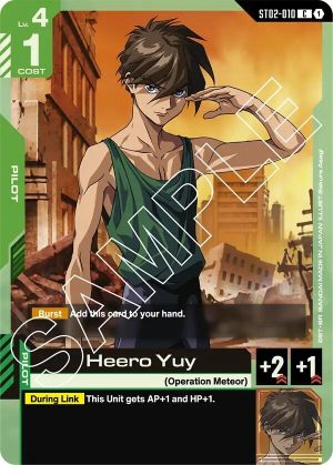 Heero Yuy - ST02-010: Starter Deck 02: Wings of Advance