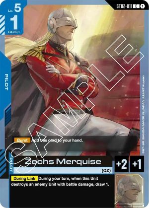 Zechs Merquise - ST02-011: Starter Deck 02: Wings of Advance