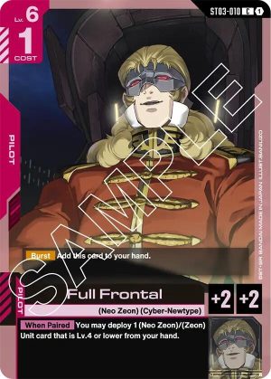Full Frontal - ST03-010: Starter Deck 03: Zeon's Rush