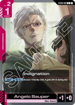 Indignation - ST03-012: Starter Deck 03: Zeon's Rush