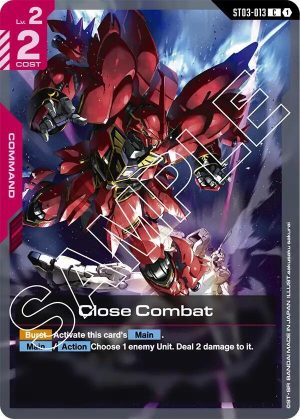 Close Combat - ST03-013: Starter Deck 03: Zeon's Rush