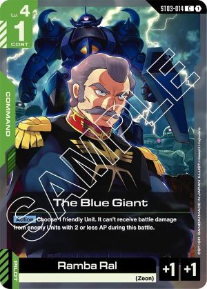 The Blue Giant - ST03-014: Starter Deck 03: Zeon's Rush
