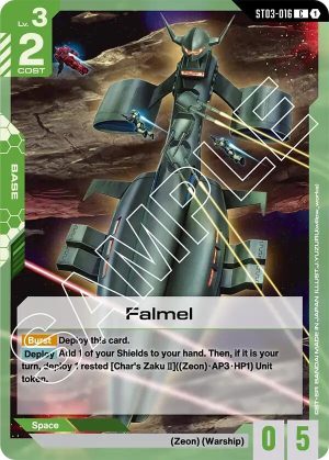 Falmel - ST03-016: Starter Deck 03: Zeon's Rush