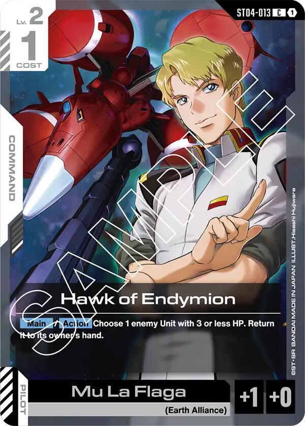 Hawk of Endymion - ST04-013: Starter Deck 04: SEED Strike