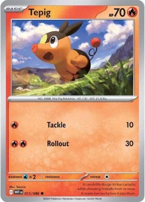Tepig - 011/086: SV: White Flare