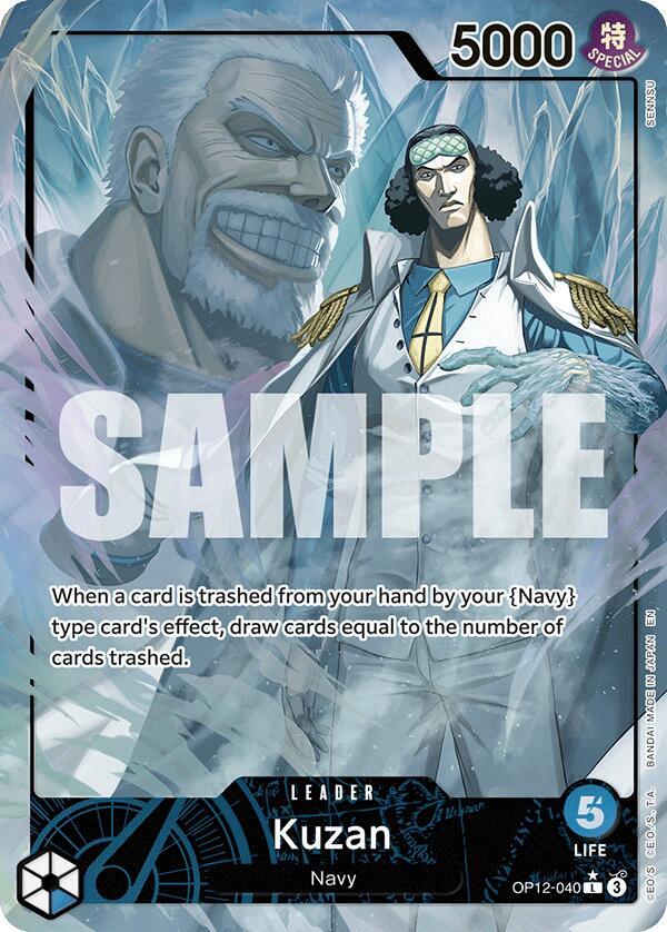 Kuzan (040) (Alternate Art) - OP12-040: Legacy of the Master