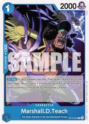 Marshall.D.Teach - OP12-054: Legacy of the Master
