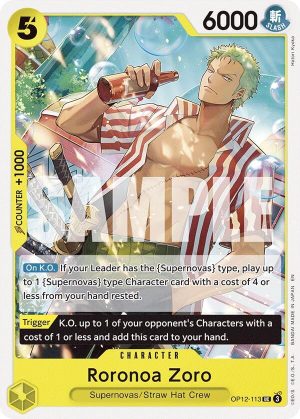 Roronoa Zoro (113) - OP12-113: Legacy of the Master