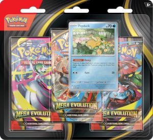 Pokemon Blister (3 Pack) - Psyduck: Mega Evolution (ES)