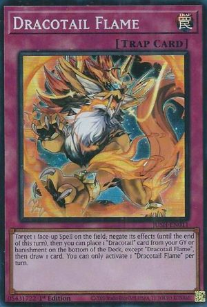 Dracotail Flame (Super Rare) - JUSH-EN011: Justice Hunters