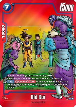 Old Kai (Limited Pack MANGA Version 01) - FB02-063: Tournament and Championship Promos