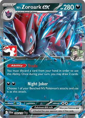 N's Zoroark ex - 098/159 - Prize Pack Series Cards (ES)