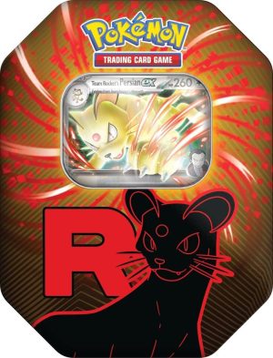 Pokemon Tin - Team Rocket's Persian ex (International Version): Miscellaneous Cards & Products (ES)
