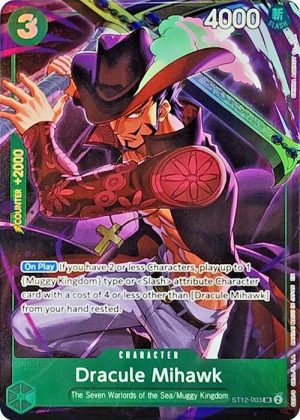 Dracule Mihawk (Illustration Box Vol.4) - ST12-003: One Piece Promotion Cards