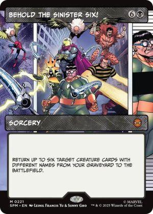 Behold the Sinister Six! (Borderless) - 221: Marvel's Spider-Man