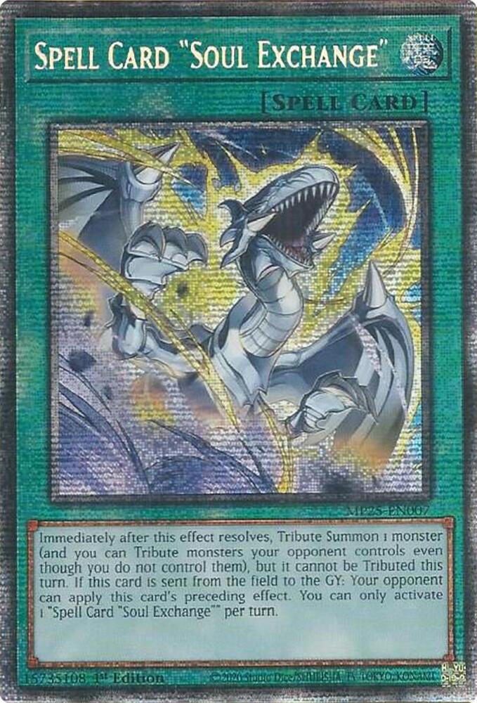 Spell Card "Soul Exchange" - MP25-EN007: 2025 Mega-Pack