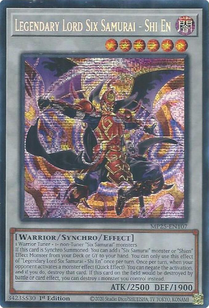 Legendary Lord Six Samurai - MP25-EN107: 2025 Mega-Pack