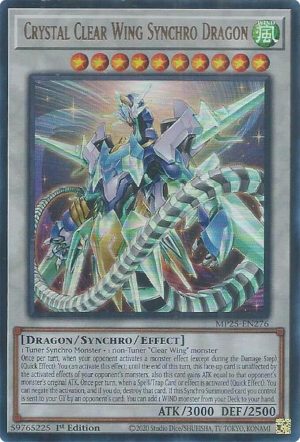 Crystal Clear Wing Synchro Dragon - MP25-EN276: 2025 Mega-Pack