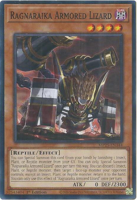 Ragnaraika Armored Lizard - MP25-EN344: 2025 Mega-Pack