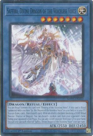 Saffira, Divine Dragon of the Voiceless Voice - MP25-EN352: 2025 Mega-Pack