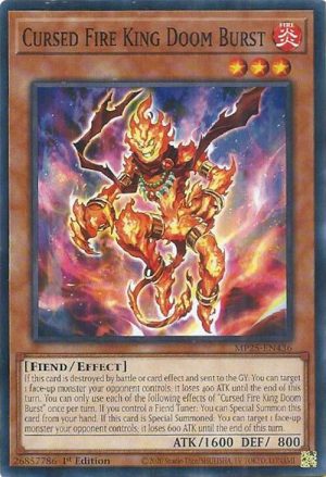 Cursed Fire King Doom Burst - MP25-EN436: 2025 Mega-Pack