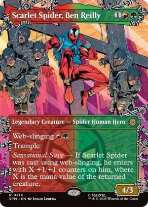 Scarlet Spider, Ben Reilly (Borderless) - 214: Marvel's Spider-Man