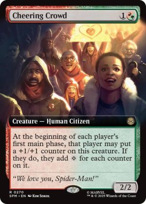Cheering Crowd (Extended Art) - 270: Marvel's Spider-Man