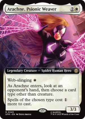 Arachne, Psionic Weaver (Extended Art) - 245: Marvel's Spider-Man