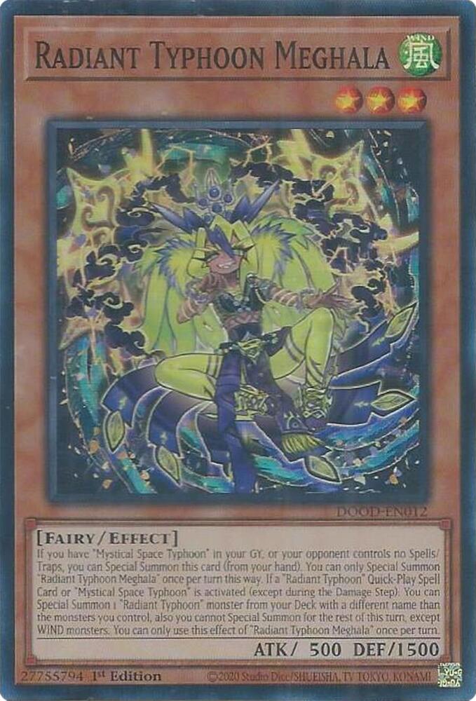 Radiant Typhoon Meghala - DOOD-EN012: Doom of Dimensions