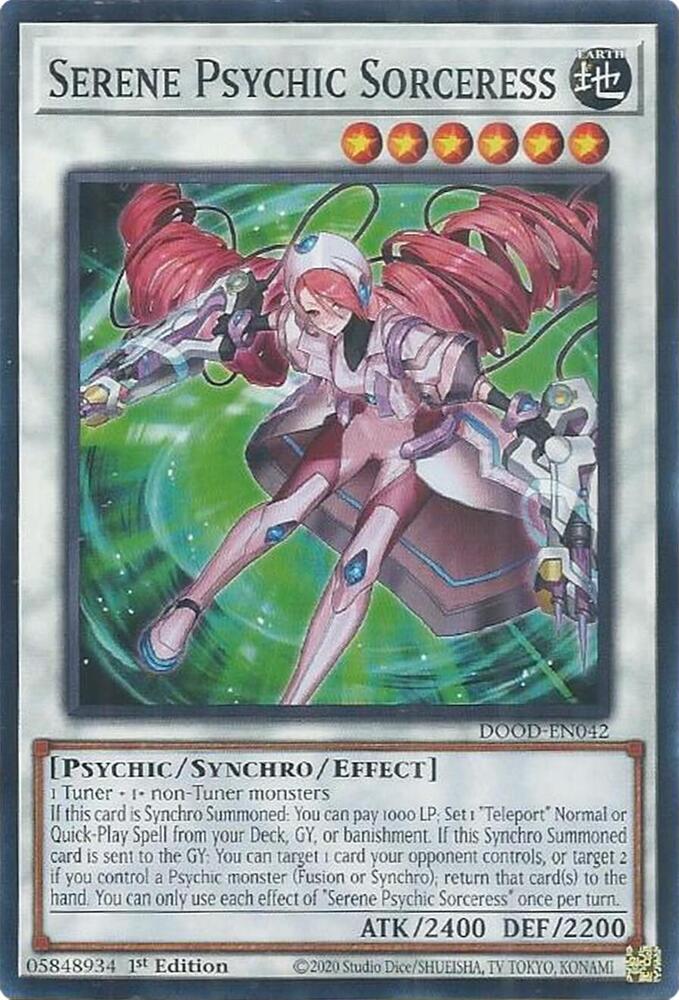 Serene Psychic Sorceress - DOOD-EN042: Doom of Dimensions
