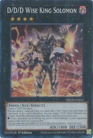 D/D/D Wise King Solomon - DOOD-EN043: Doom of Dimensions