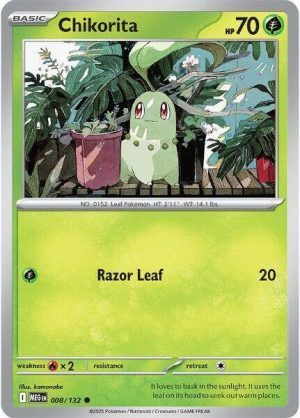 Chikorita - 008/132: ME01: Mega Evolution
