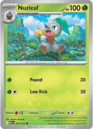 Nuzleaf - 014/132: ME01: Mega Evolution