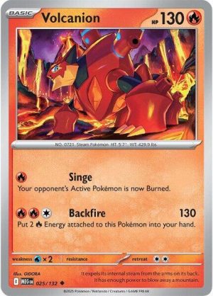 Volcanion - 025/132: ME01: Mega Evolution