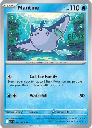 Mantine - 032/132: ME01: Mega Evolution