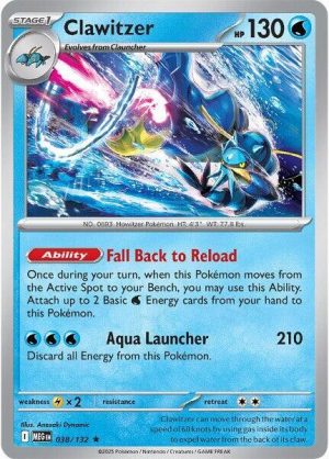Clawitzer - 038/132: ME01: Mega Evolution