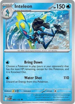 Inteleon - 041/132: ME01: Mega Evolution