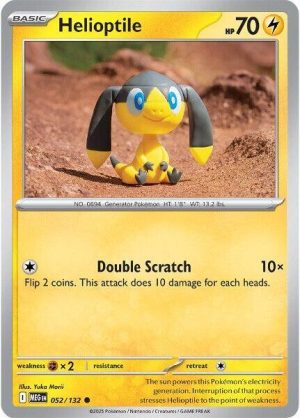 Helioptile - 052/132: ME01: Mega Evolution