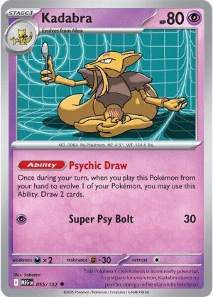 Kadabra - 055/132: ME01: Mega Evolution