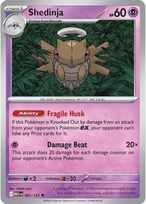 Shedinja - 061/132: ME01: Mega Evolution
