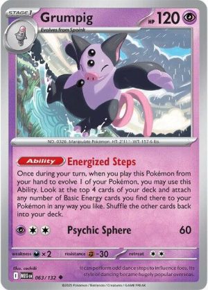 Grumpig - 063/132: ME01: Mega Evolution