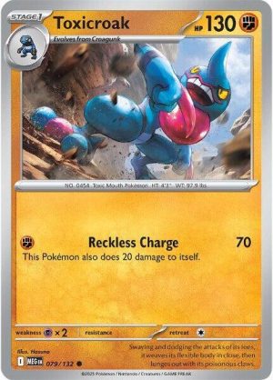 Toxicroak - 079/132: ME01: Mega Evolution