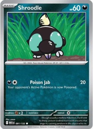 Shroodle - 091/132: ME01: Mega Evolution