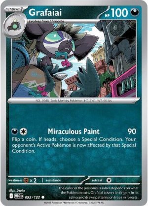 Grafaiai - 092/132: ME01: Mega Evolution