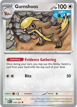 Gumshoos - 110/132: ME01: Mega Evolution