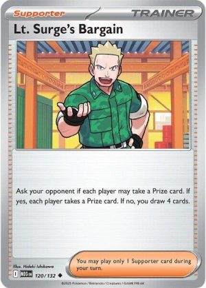Lt. Surge's Bargain - 120/132: ME01: Mega Evolution